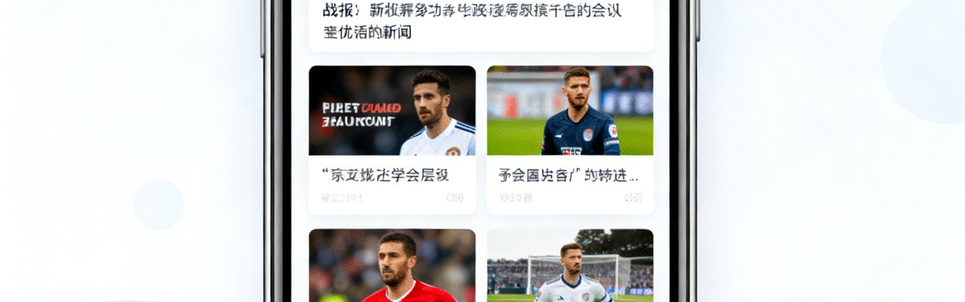 极速直播新闻资讯板块的移动端界面截图，顶部为分类标签栏包含战报转会专栏等选项，下方以信息流形式展示带有封面图的新闻卡片